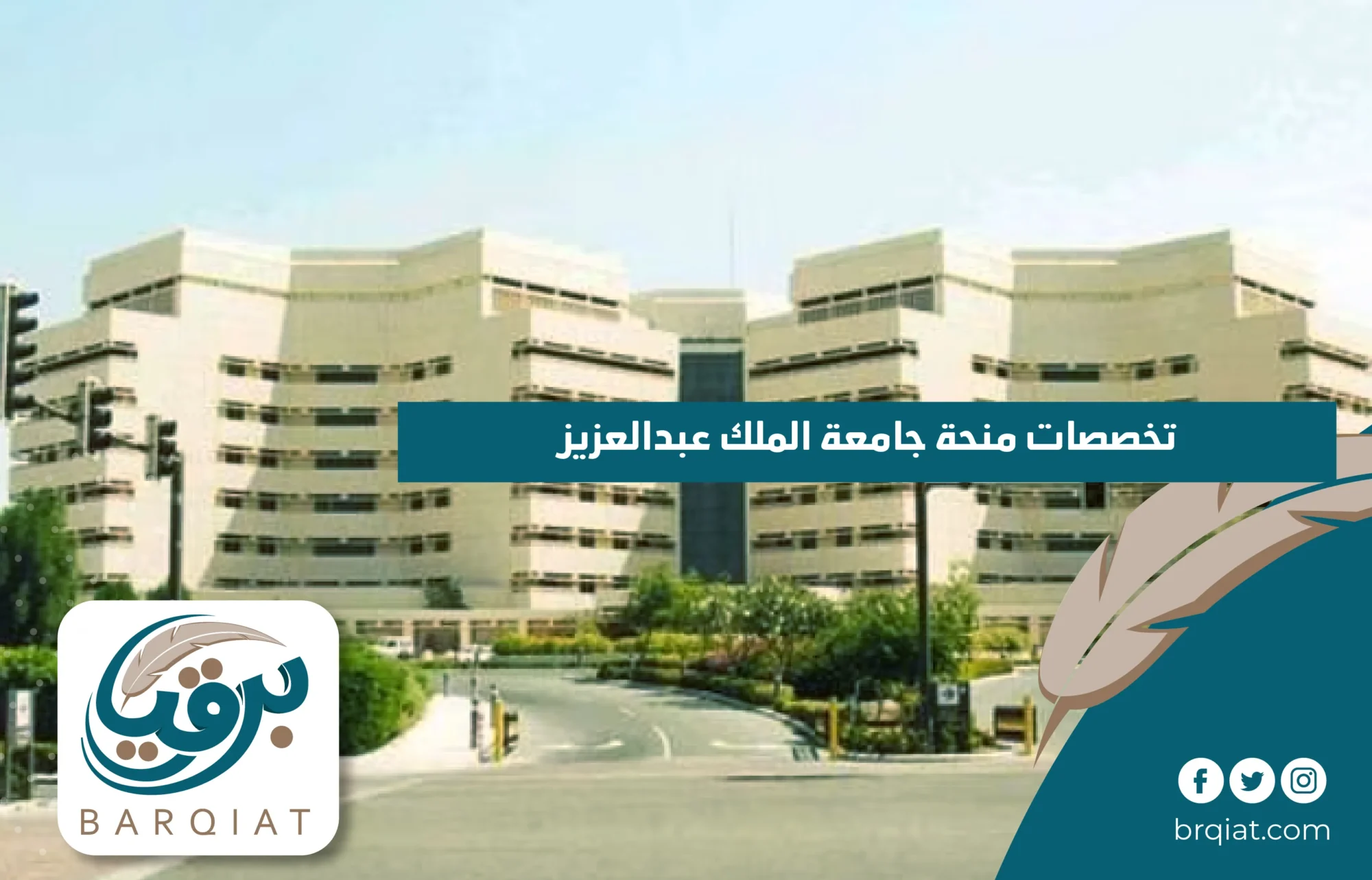 تخصصات منحة جامعة الملك عبدالعزيز