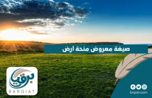 صيغة معروض منحة ارض